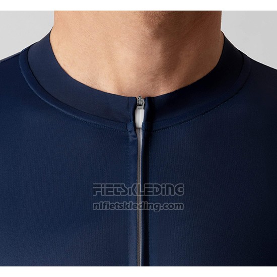 2019 Fietskleding La Passione Blauw Wit Oranje Korte Mouwen en Koersbroek